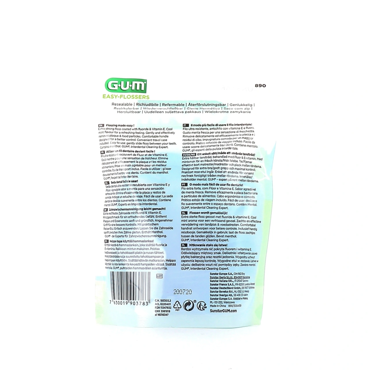 Gum Easy Flossers Fil dentaire - Vue 2