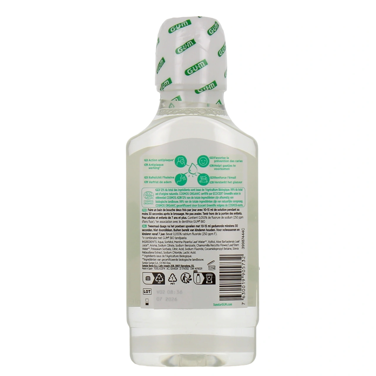 Gum Bio Bain de Bouche Menthe Fraîche - Vue 3