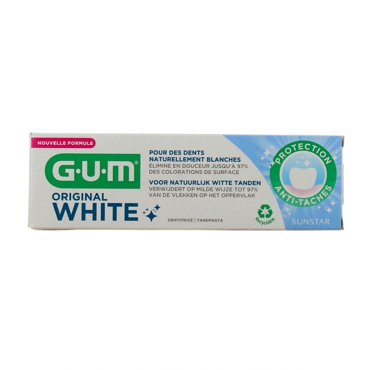 Gum Original White Dentifrice Blancheur - Vue 5