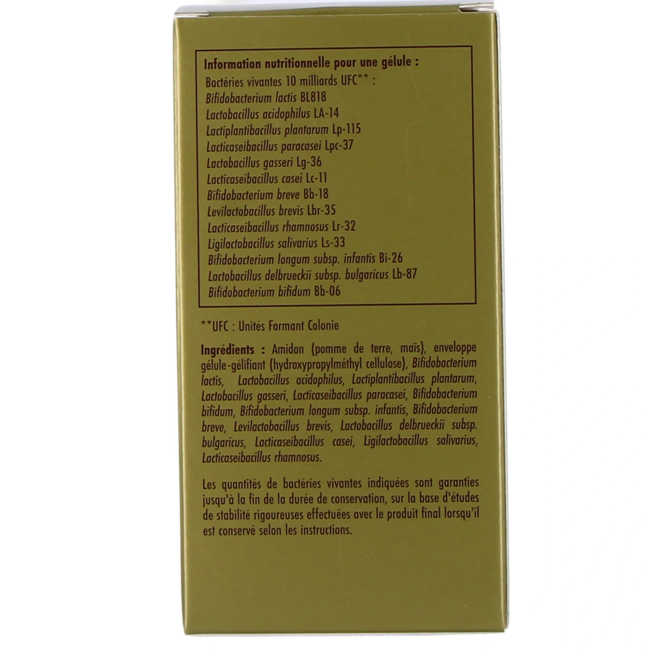 Solgar Probiotiques Daily - Vue 3