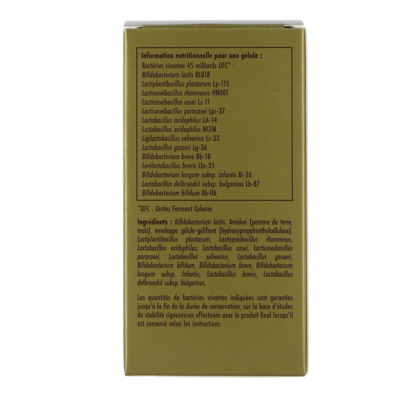 Solgar Probiotiques Ultra - Vue 3