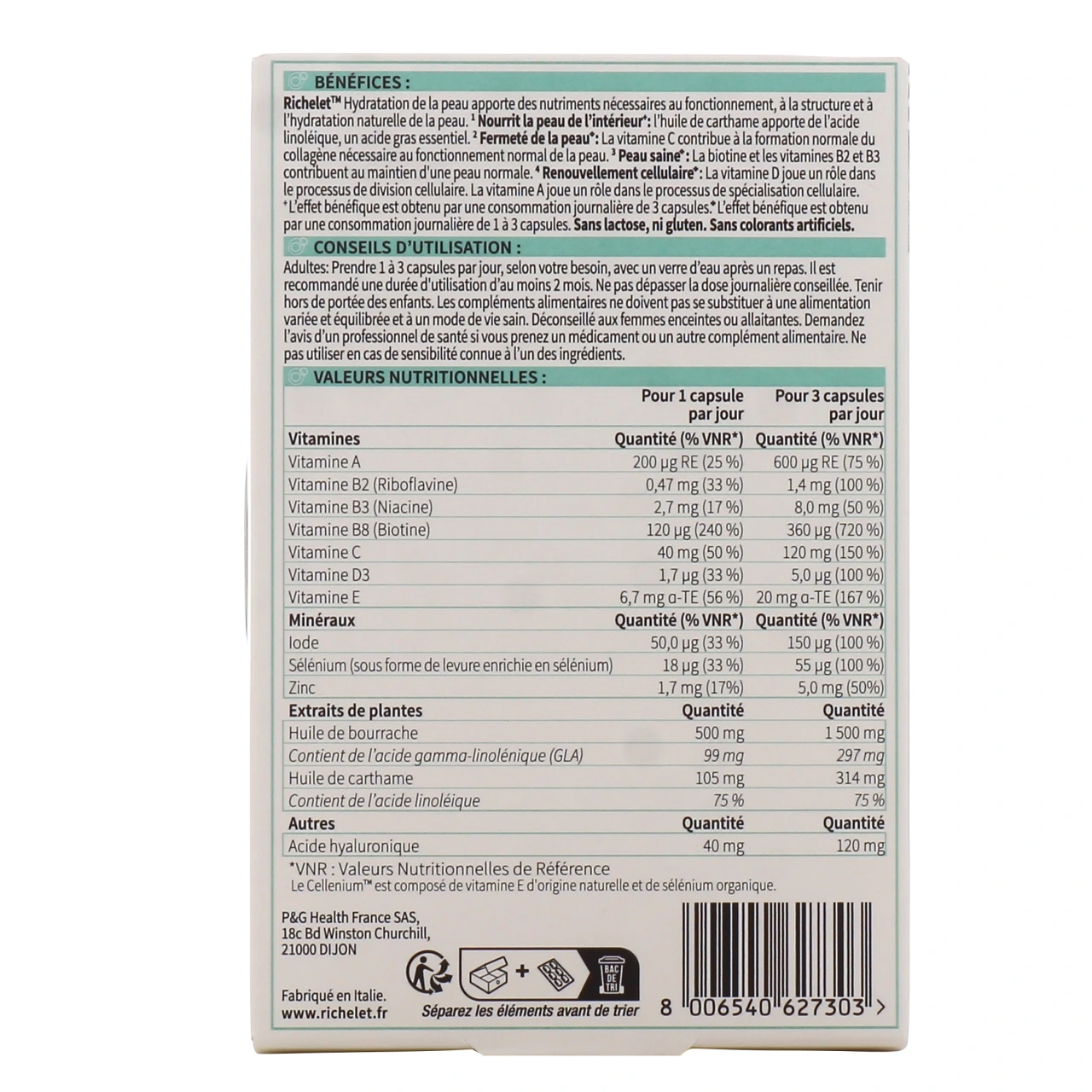 Richelet Hydratation de la Peau - Vue 6