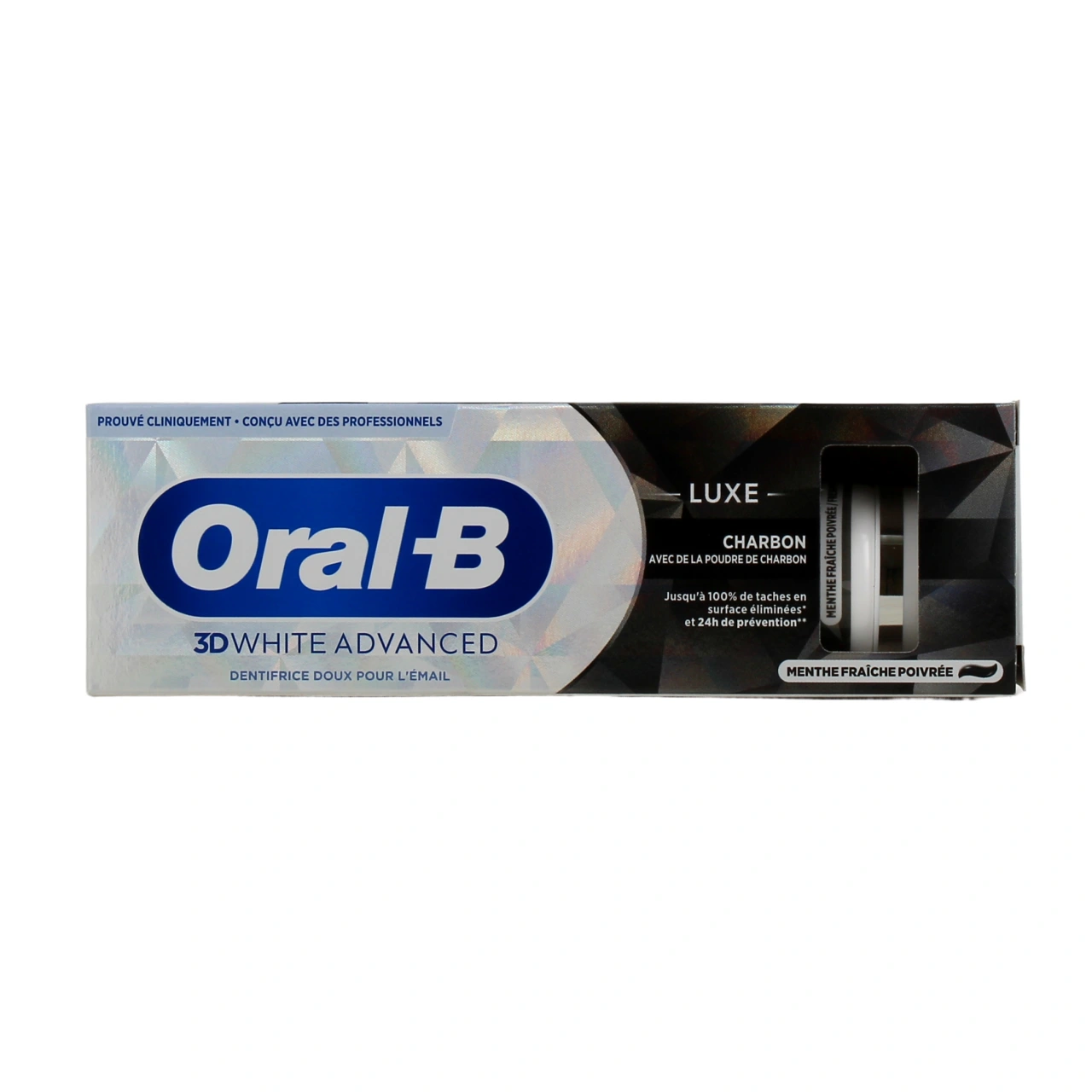 Oral B 3D White Advanced Dentifrice Luxe Charbon - Vue 5
