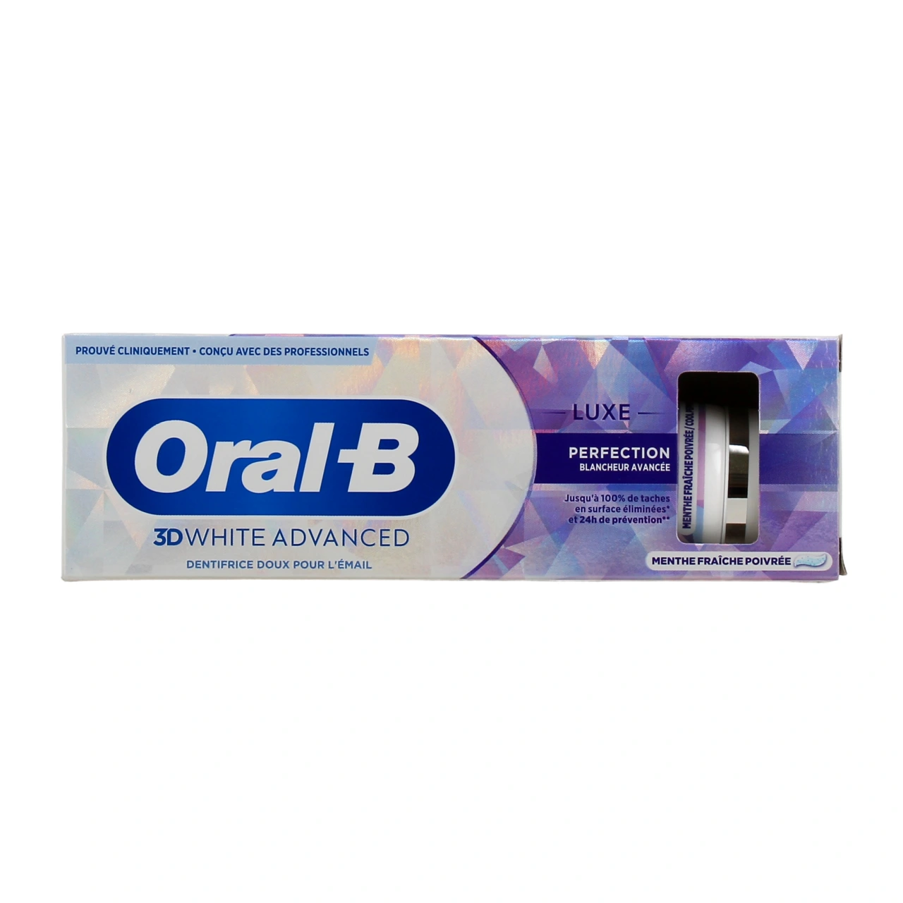 Oral B 3D White Advanced Luxe Perfection Dentifrice - Vue 2