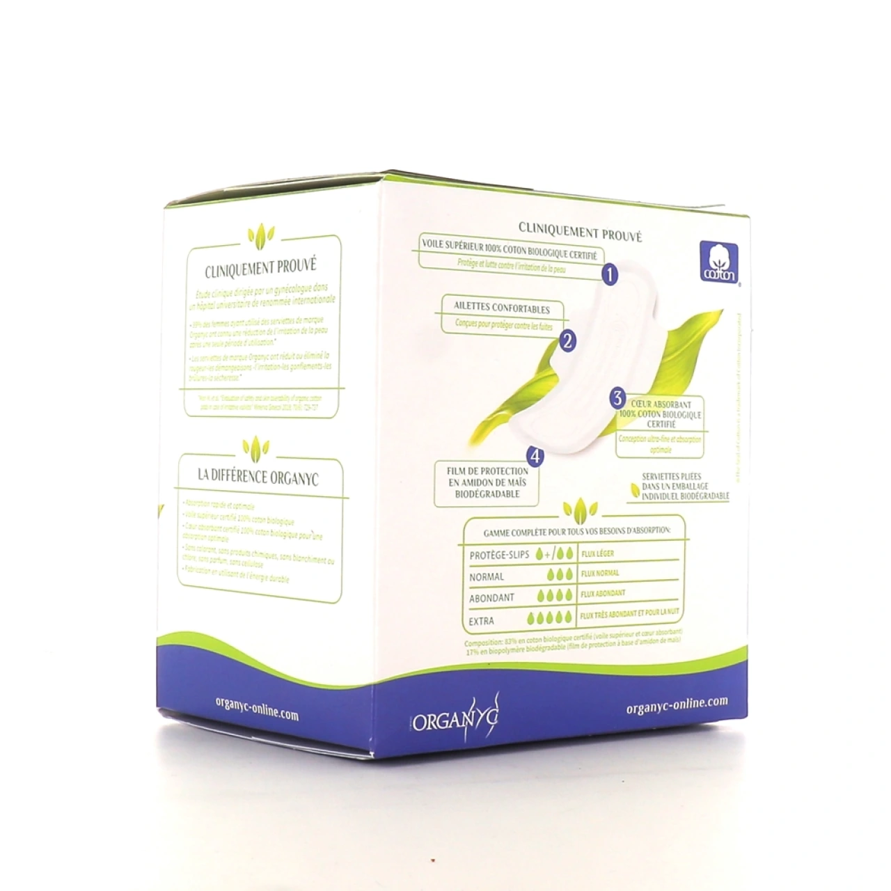 Organyc Serviettes Extra-Fines - Vue 8