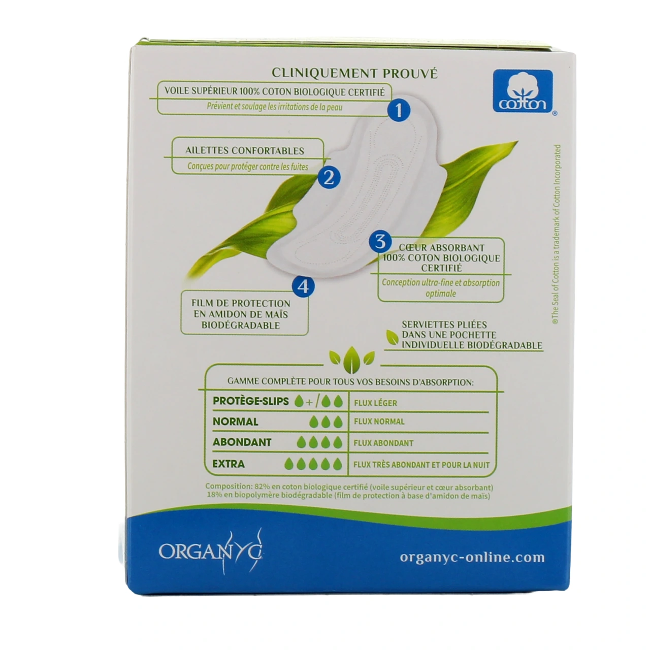 Organyc Serviettes Extra-Fines - Vue 6