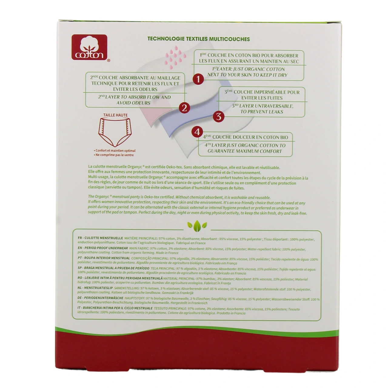 Organyc Culotte Menstruelle - Vue 12