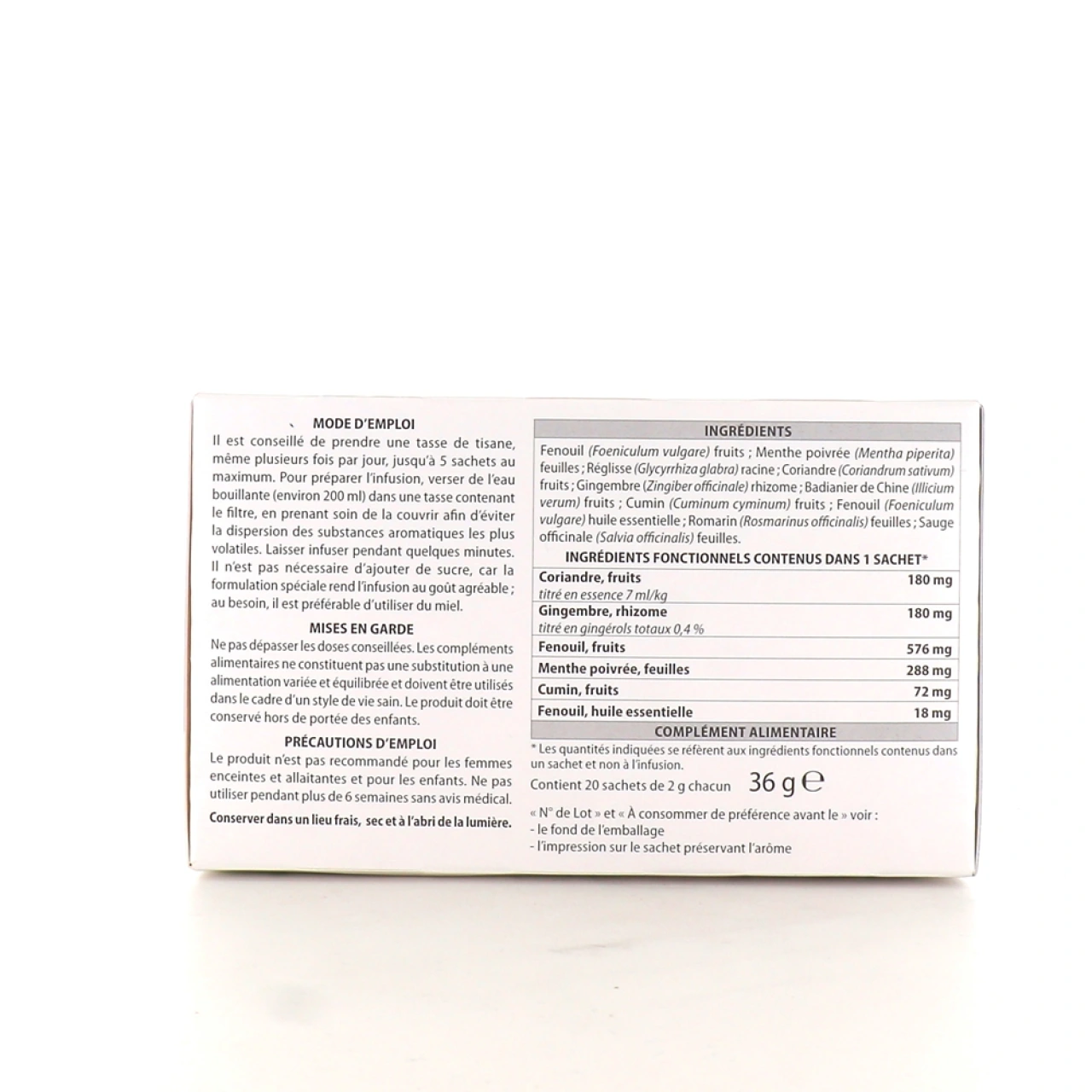 Aboca Coligas Fast Tisane - Vue 2