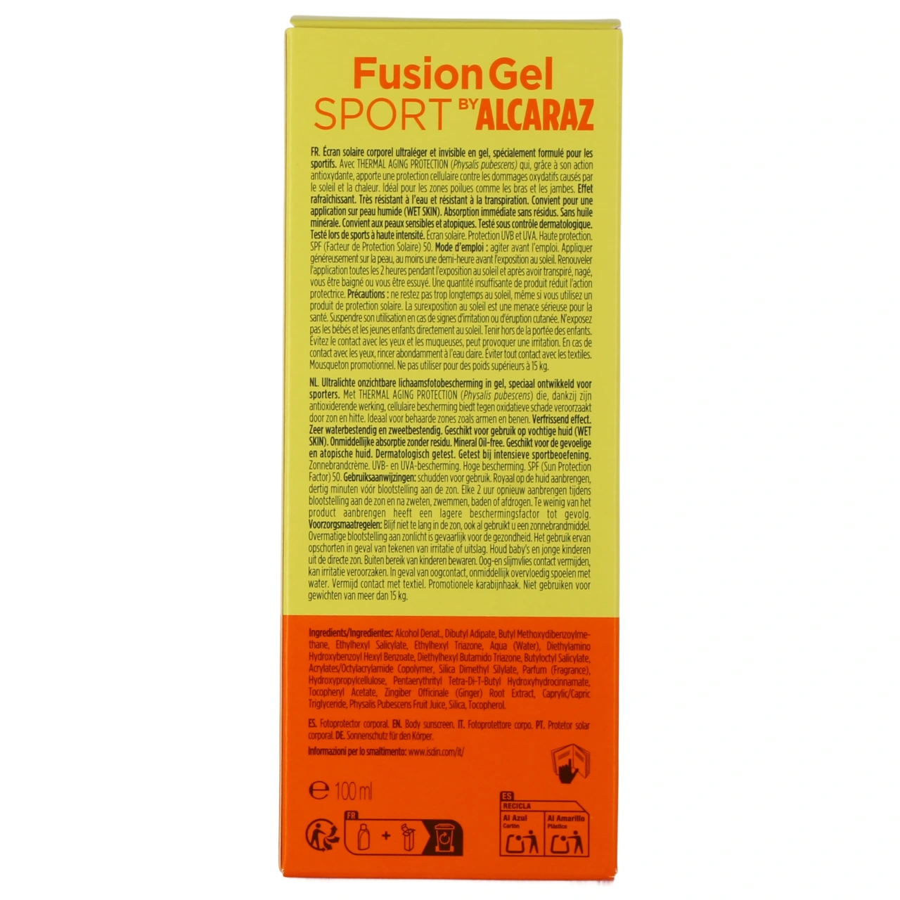 Isdin Fotoprotector Fusion Gel Sport SPF50 - Vue 6