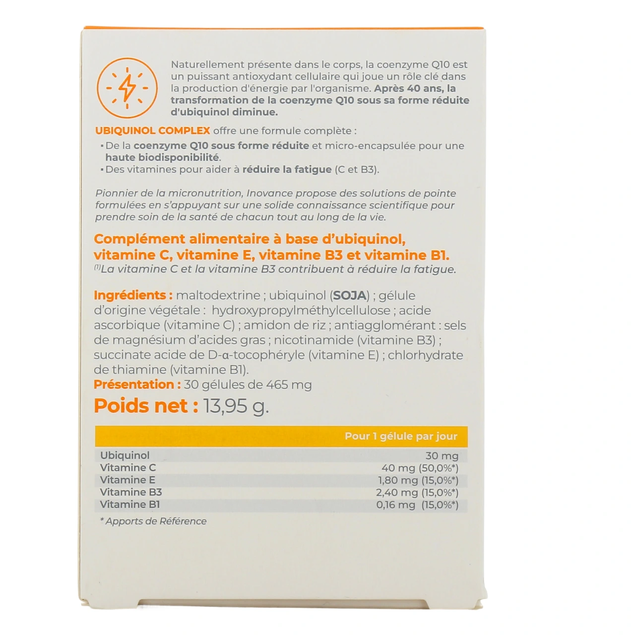 Inovance Ubiquinol Complex - Vue 3