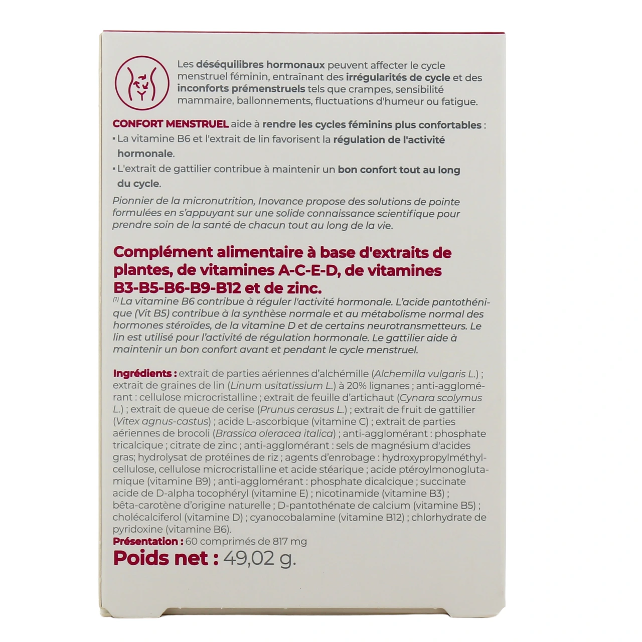 Inovance Confort Menstruel - Vue 3
