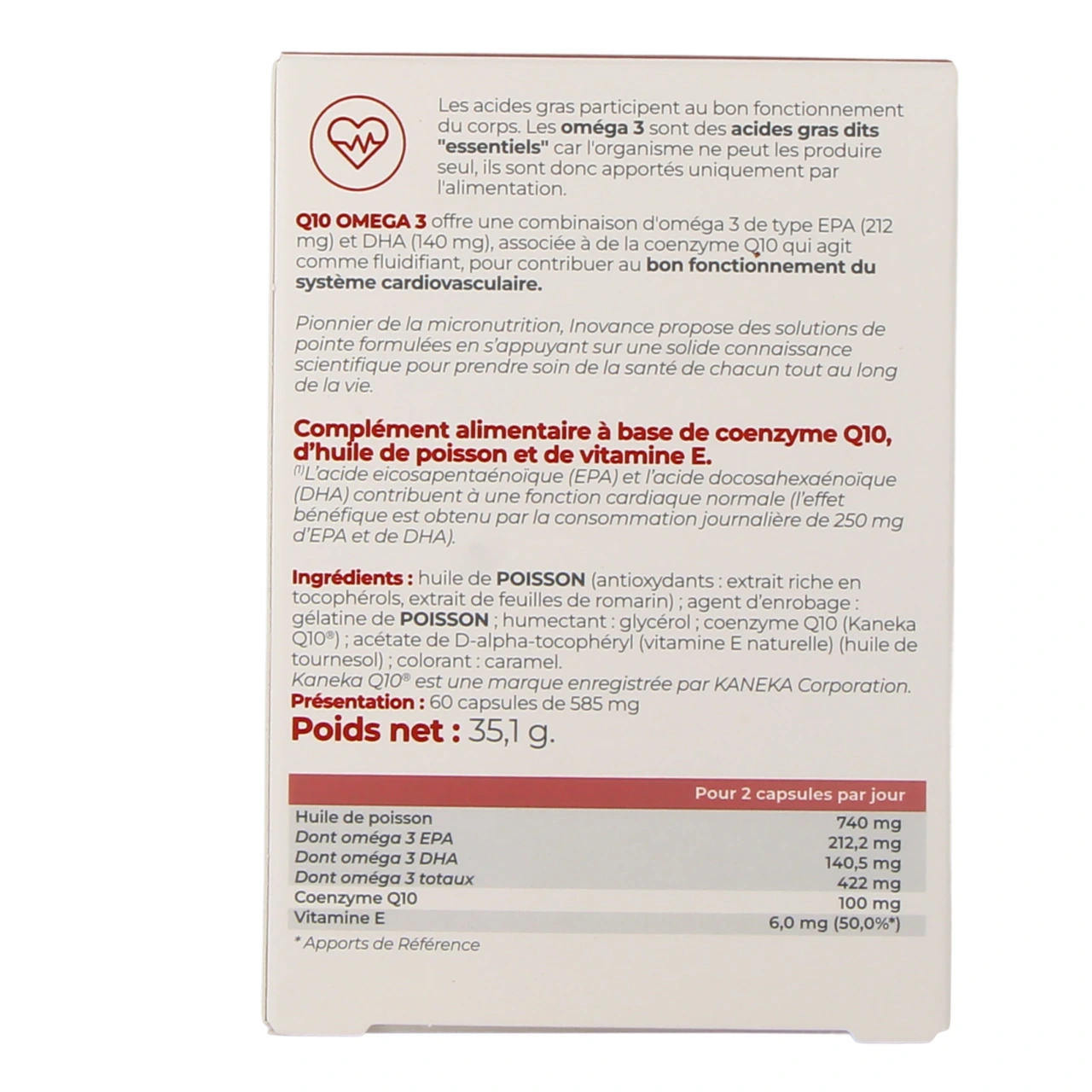 Inovance Q10 Omega 3 - Vue 3