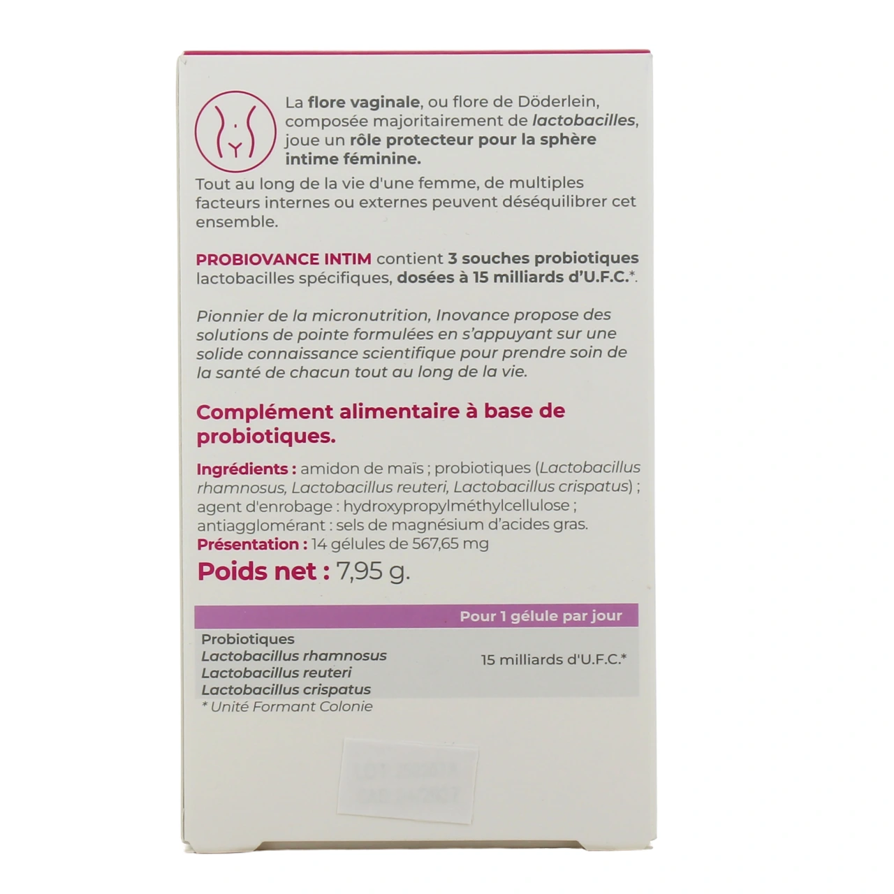 Inovance Probiovance Intim - Vue 3