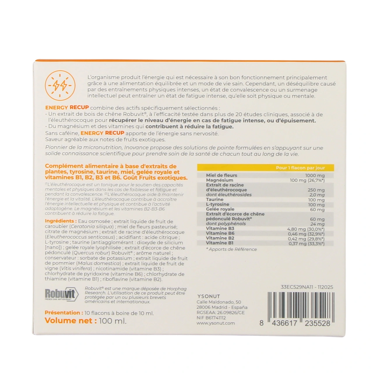 Inovance Energy Recup - Vue 3