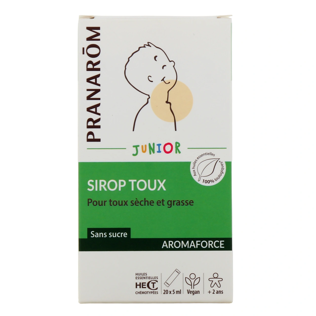 Pranarom Aromaforce Junior Sirop Toux sèche et grasse - Vue 2