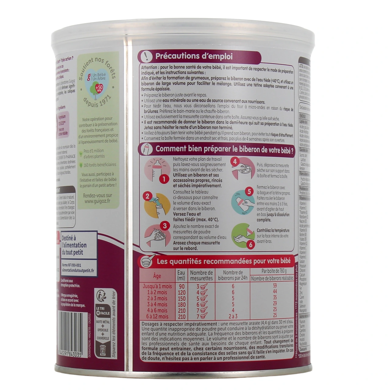 Guigoz Expert Digest+ Lait 0-12 mois - Vue 3