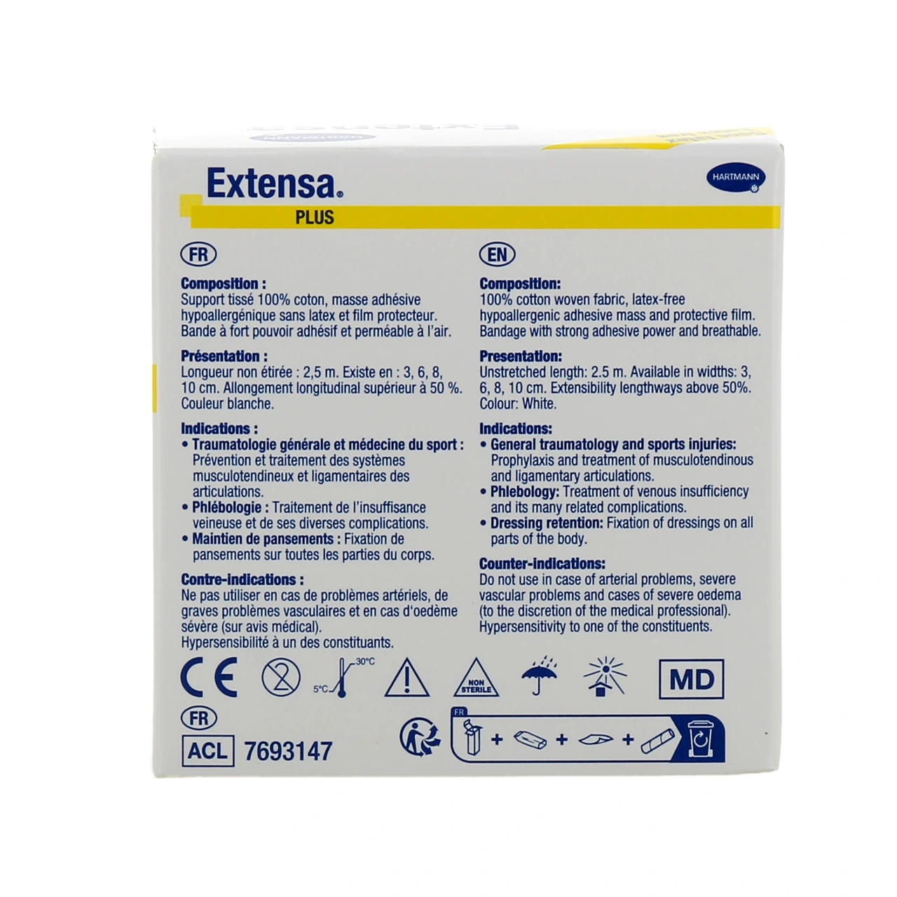 Hartmann Extensa Plus Bande Adhésive Elastique - Vue 3