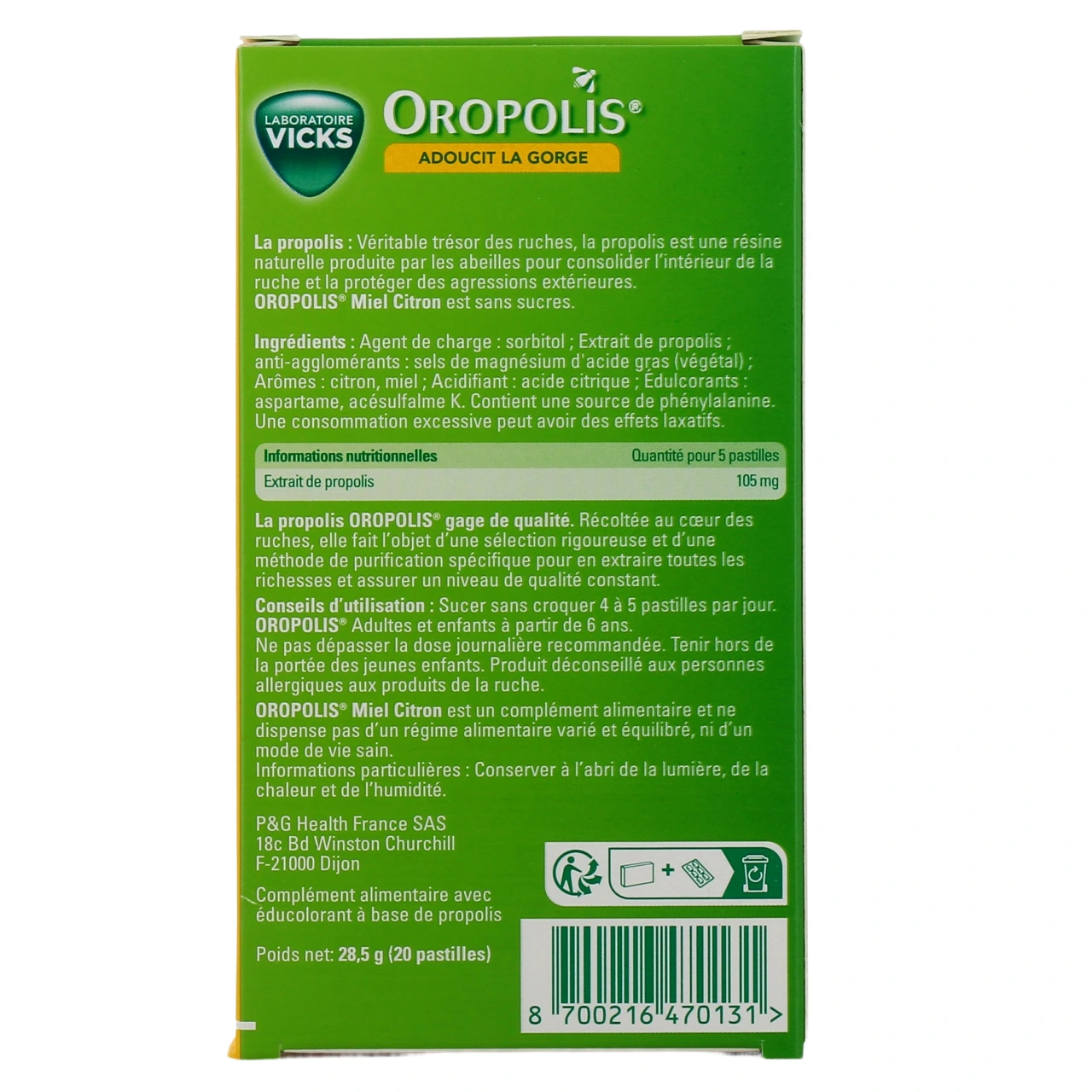 Oropolis Pastilles à sucer - Vue 3