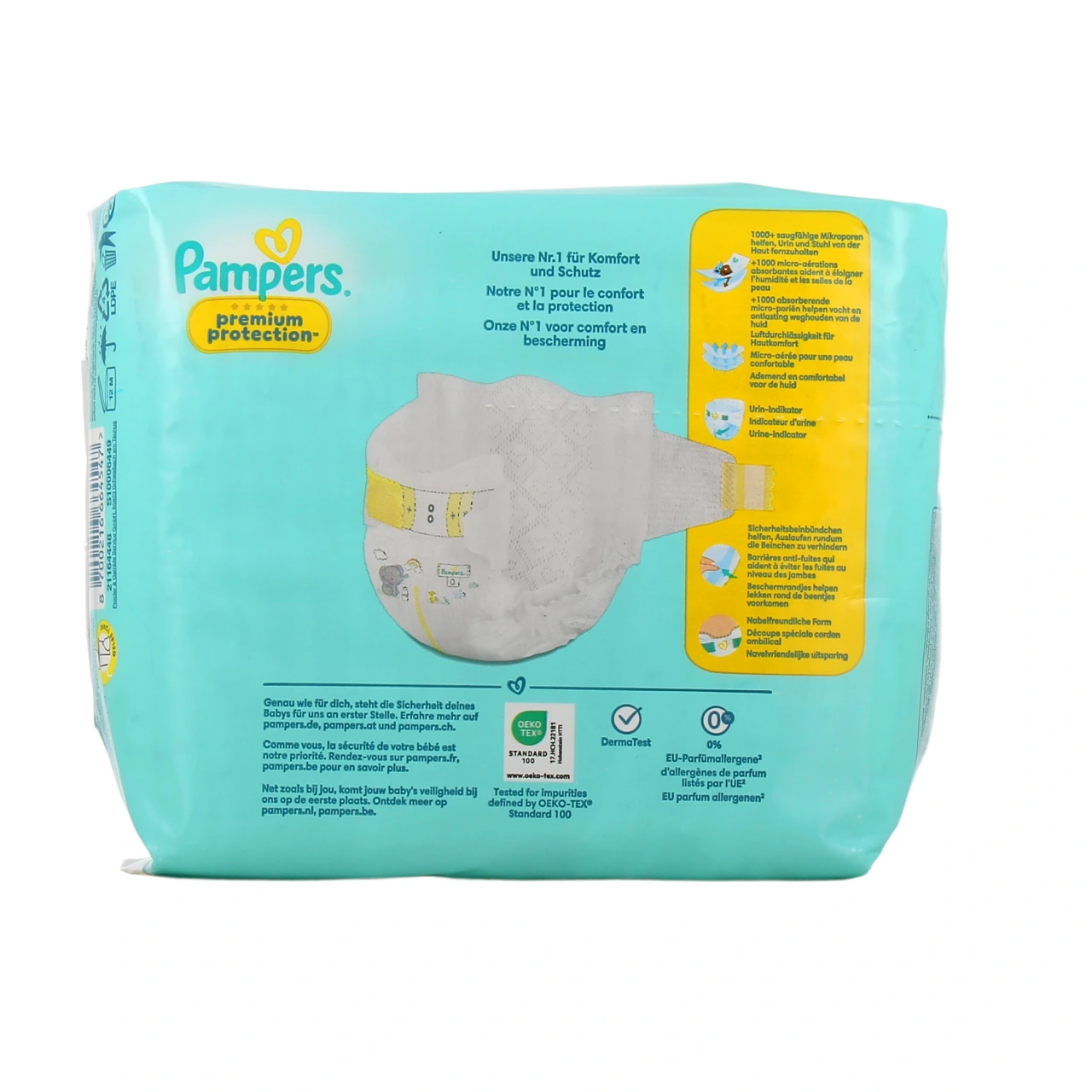 Pampers Couches Premium Protection - Vue 3
