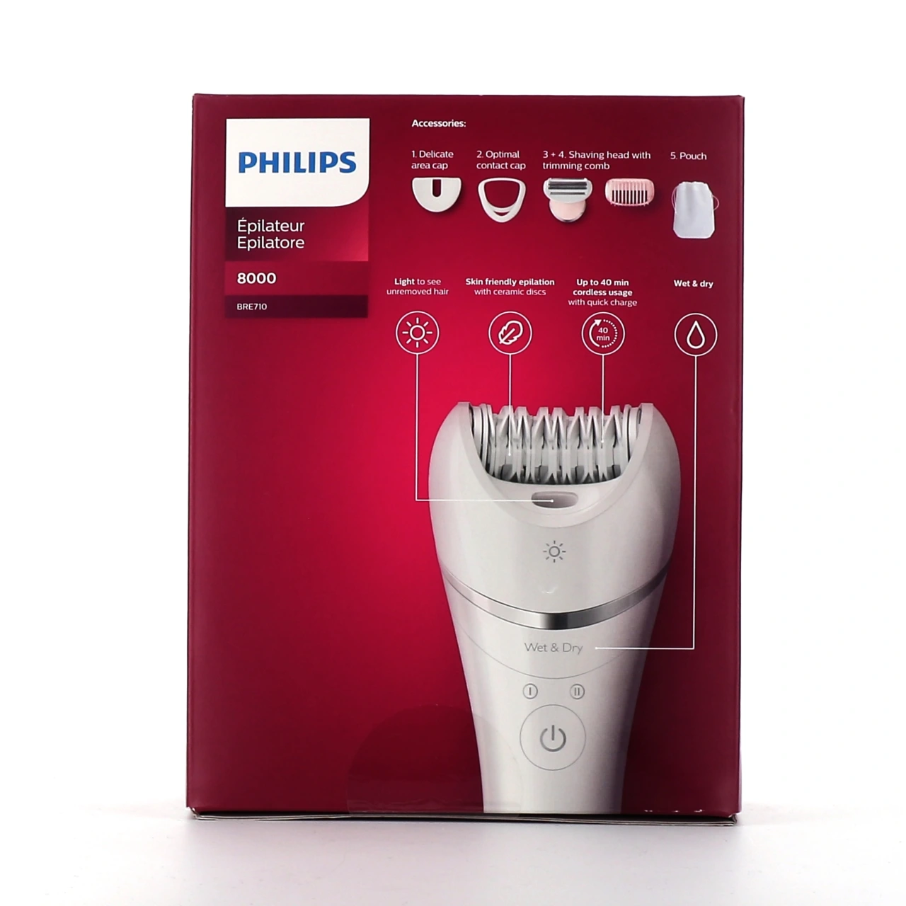 Philips épilateur Series 8000 étanche - Vue 2