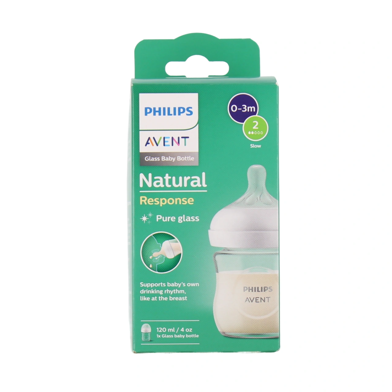 Avent Natural Response Pure Glass Biberon Verre - Vue 2
