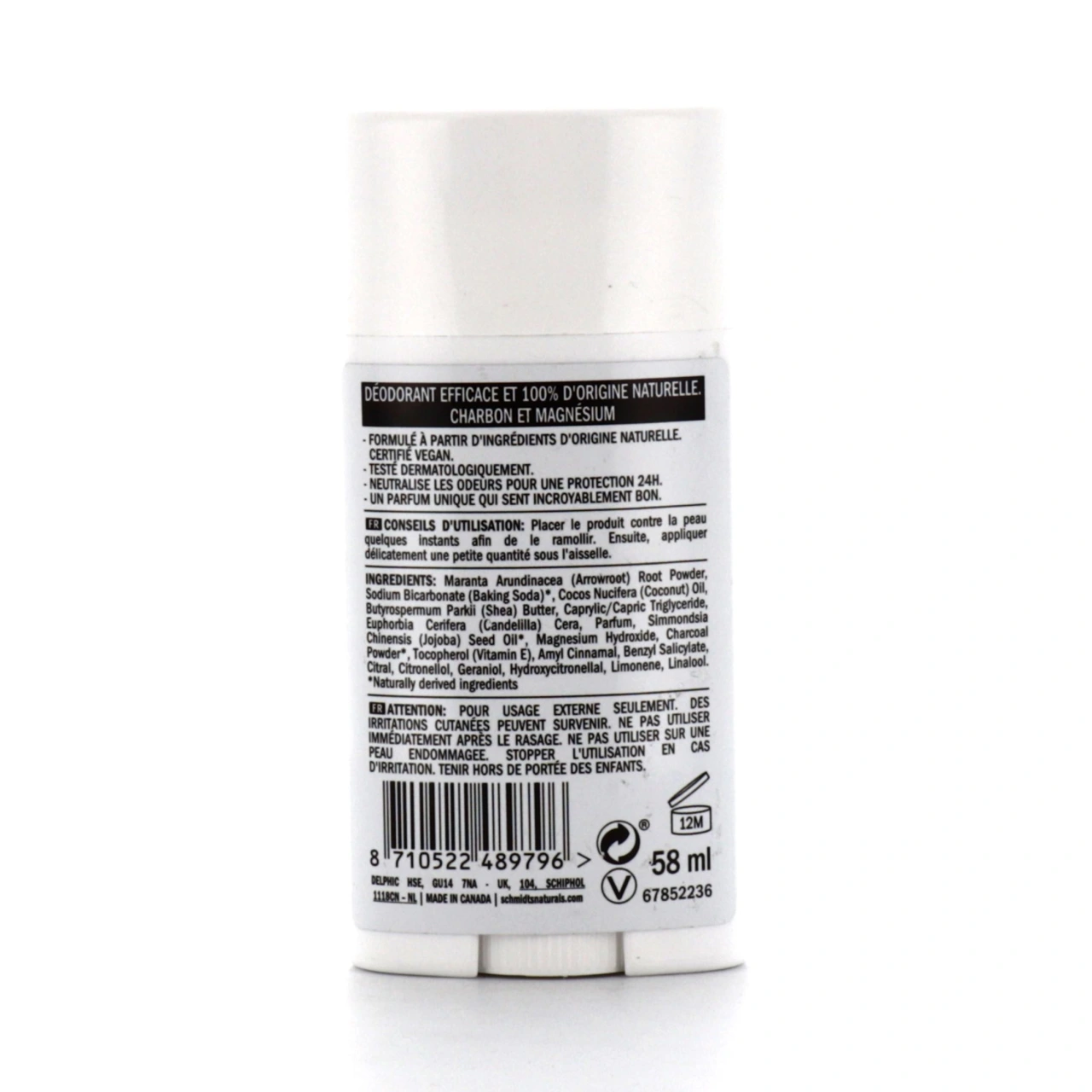 Schmidt's Déodorant Stick - Vue 2