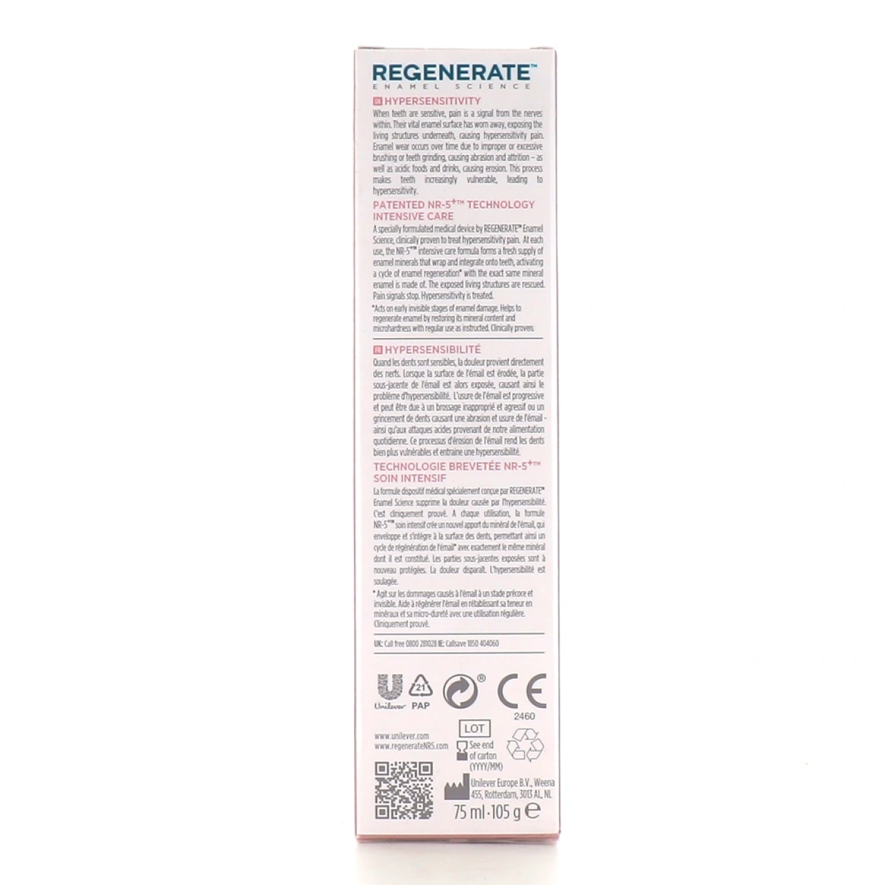 Regenerate Dentifrice Hypersensibilité Dentaire - Vue 2