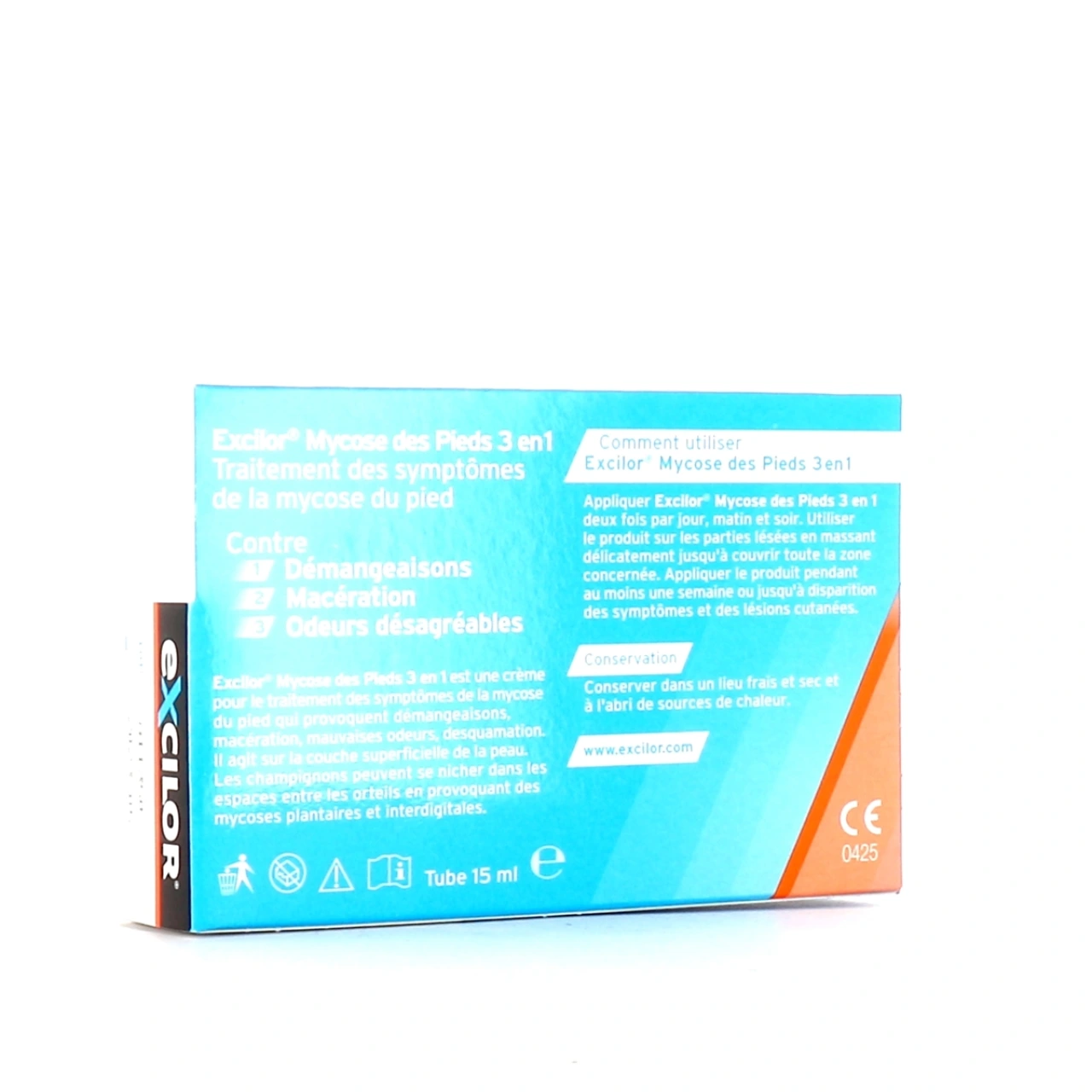 Excilor Mycose Pied 3-en-1 - Vue 2
