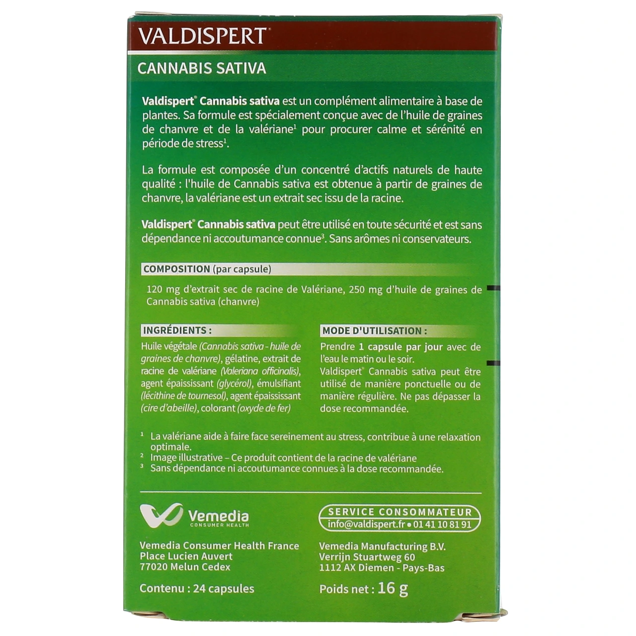 Valdispert Cannabis Sativa - Vue 6