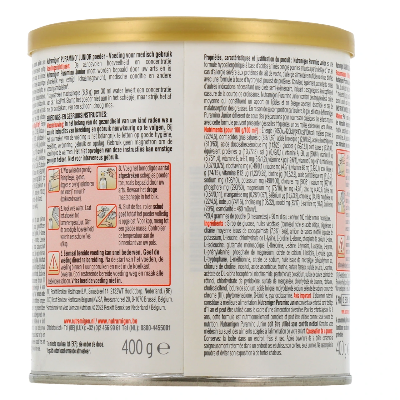 Nutramigen Puramino Junior Lait Infantile - Vue 3