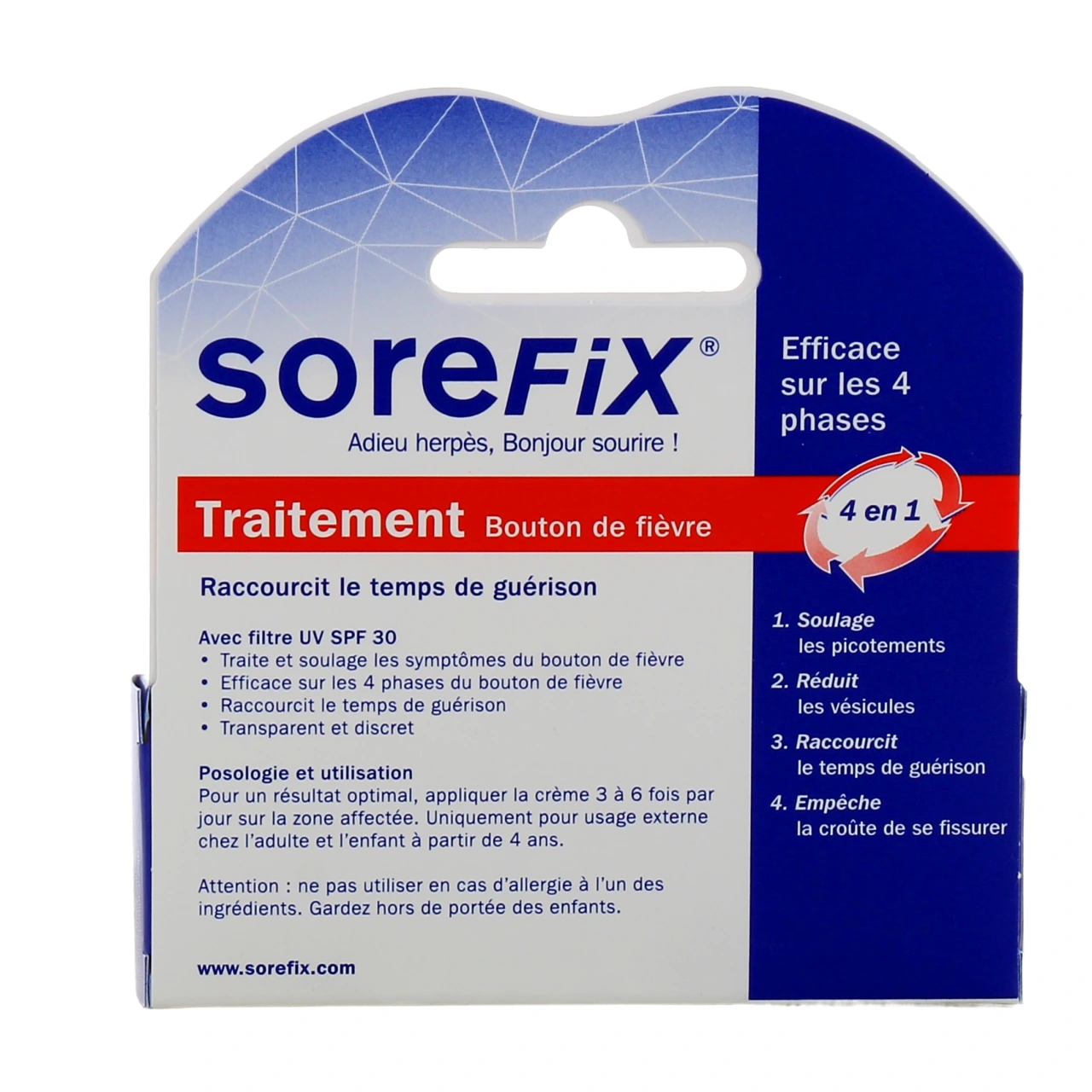 Sorefix Gel labial SPF30 - Vue 3