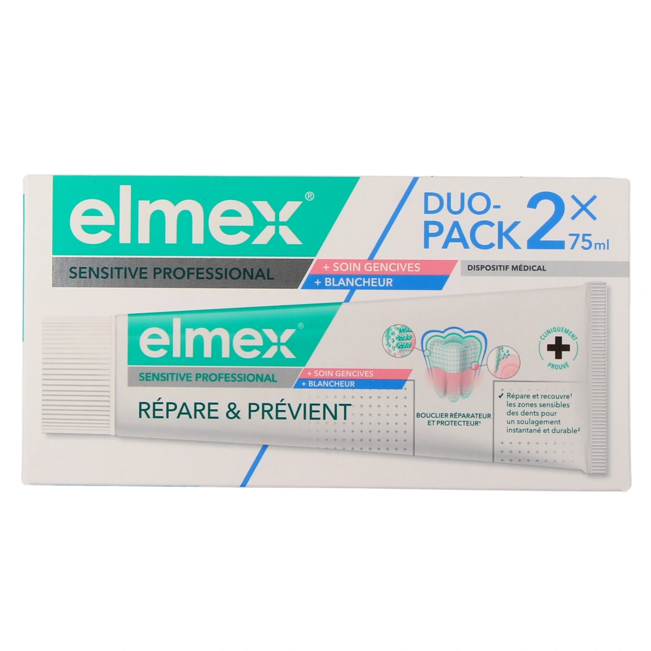 Elmex Sensitive Dentifrice Soin Gencives + Blancheur - Vue 5