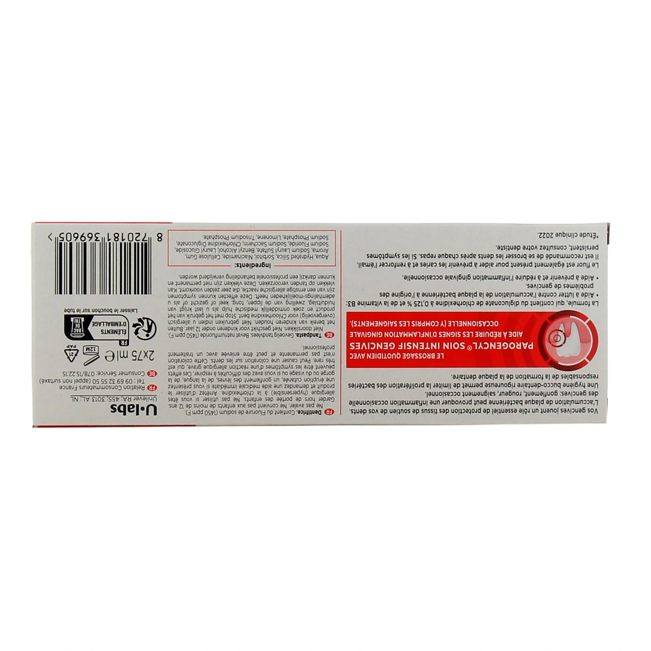 Parogencyl Soin Intensif Gencives Dentifrice - Vue 7