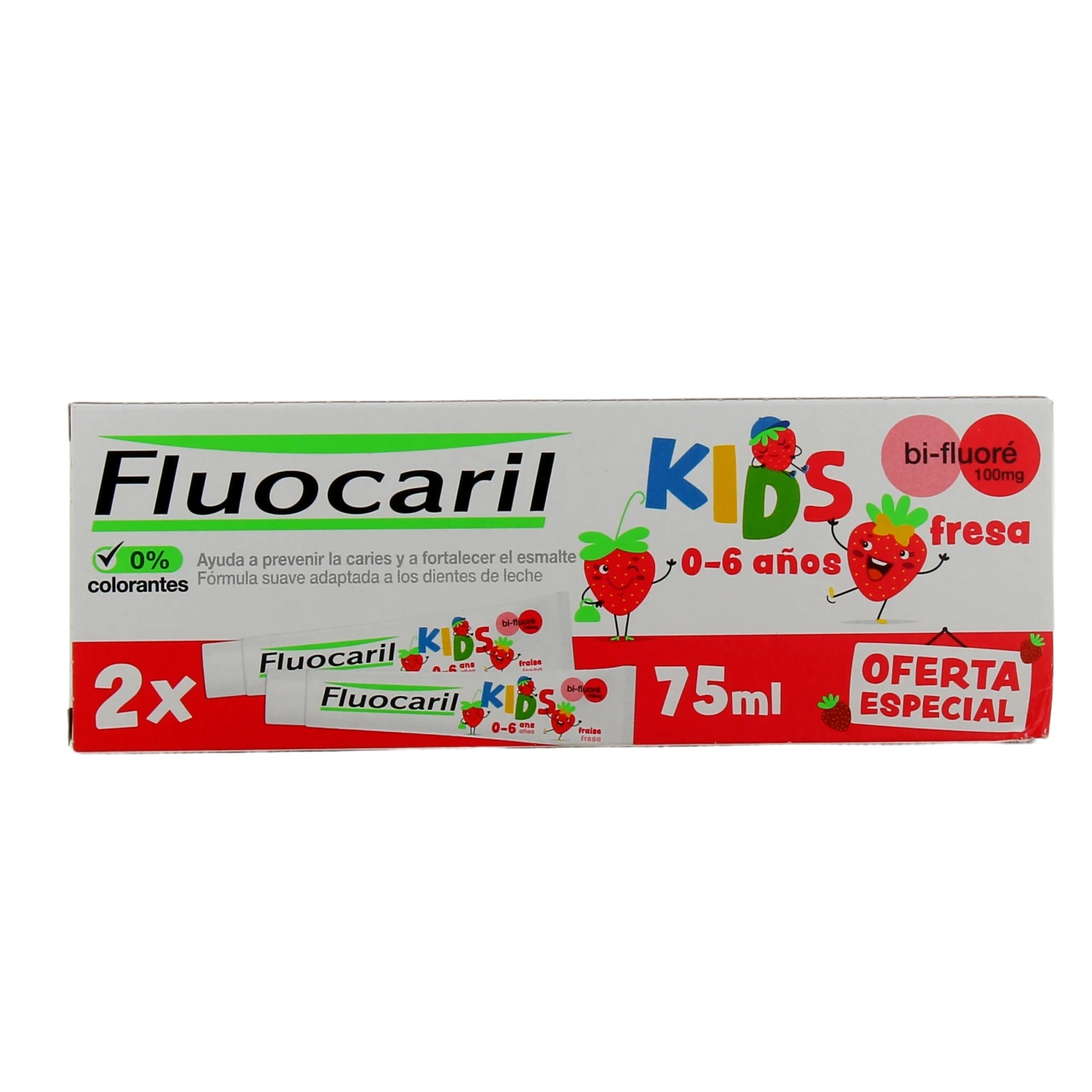 Fluocaril Dentifrice Kids 0-6 Ans Fraise - Vue 6