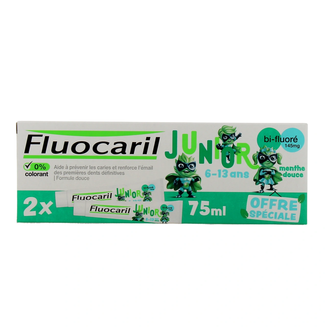 Fluocaril Junior Dentifrice bi-fluoré Menthe Douce 6-13 ans - Vue 5