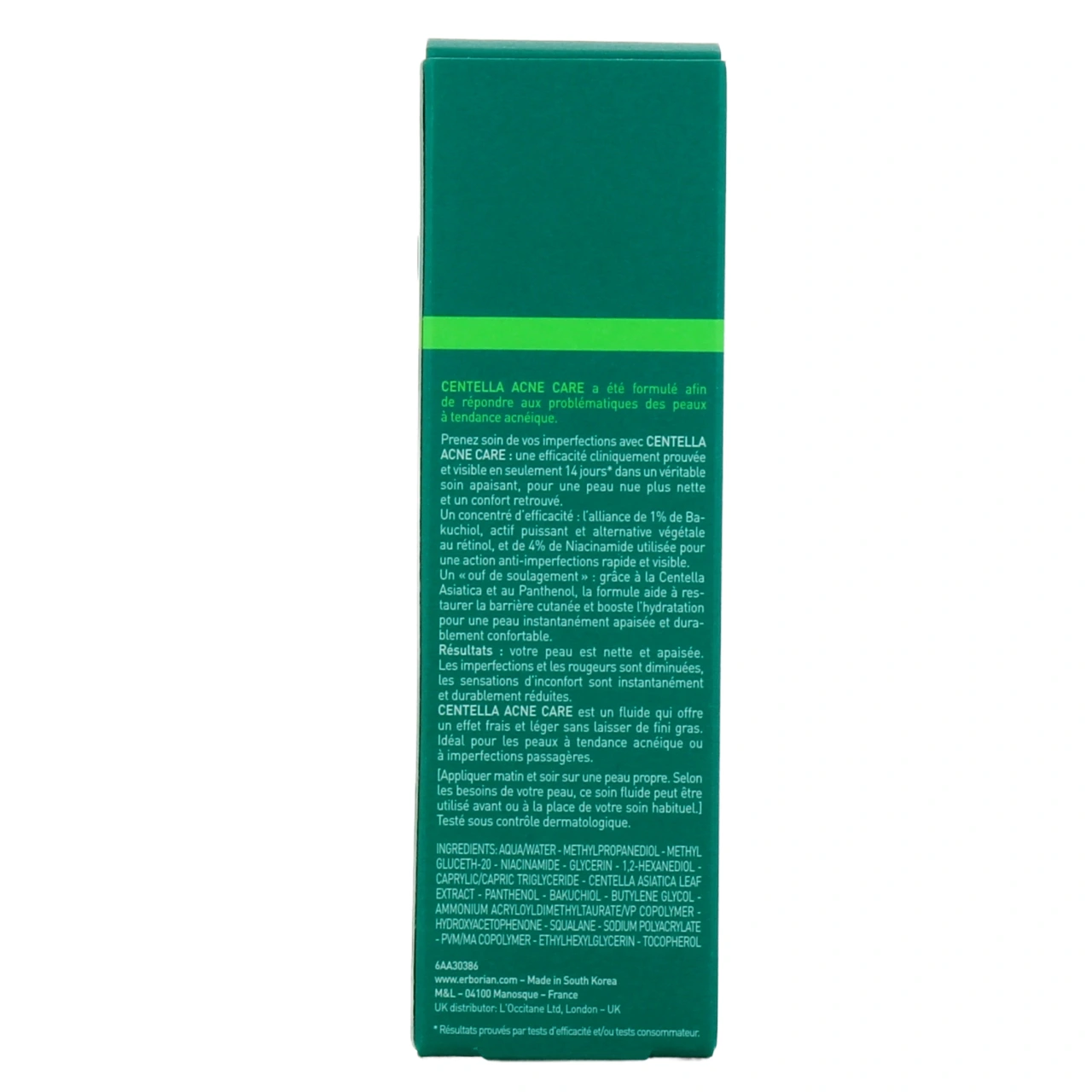 Erborian Centella Acne Care Fluide Apaisant Anti-Imperfections - Vue 3
