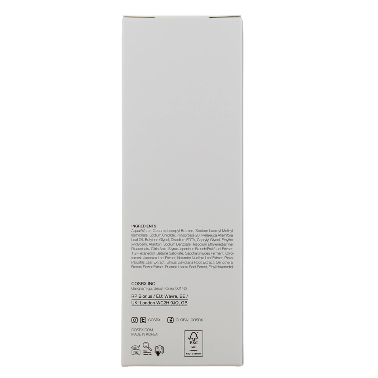COSRX Gel Low Ph Good Morning - Vue 3