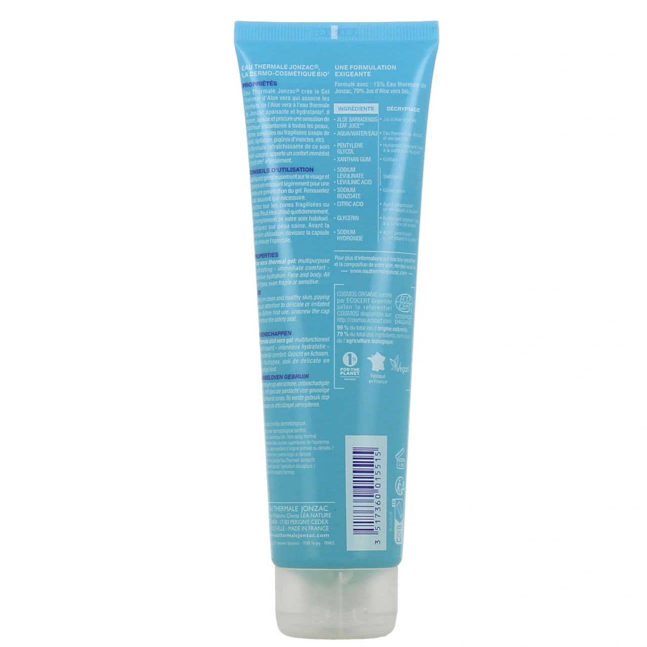 Jonzac Gel Thermal d'Aloe Vera Bio - Vue 3