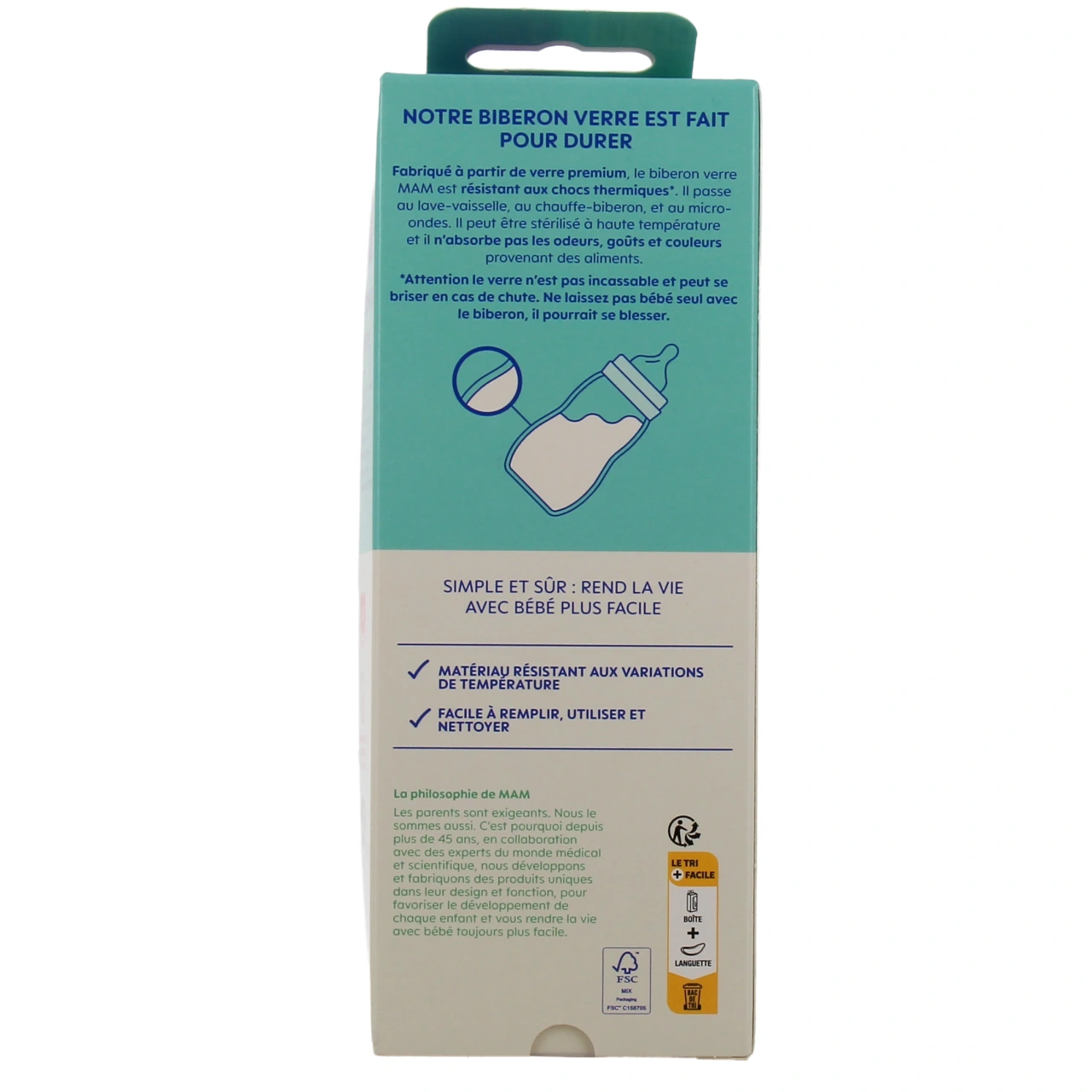 MAM Biberon Verre 260ml - Vue 6