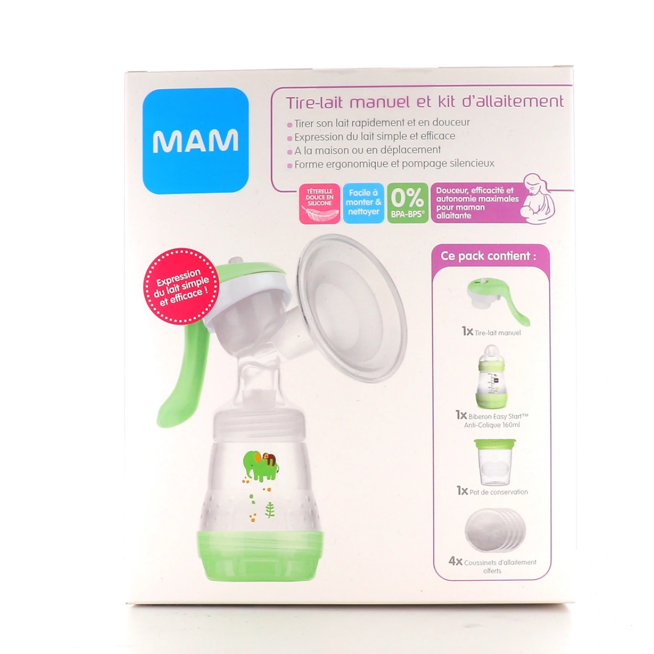 MAM Tire-lait manuel et Kit d'allaitement - Vue 4