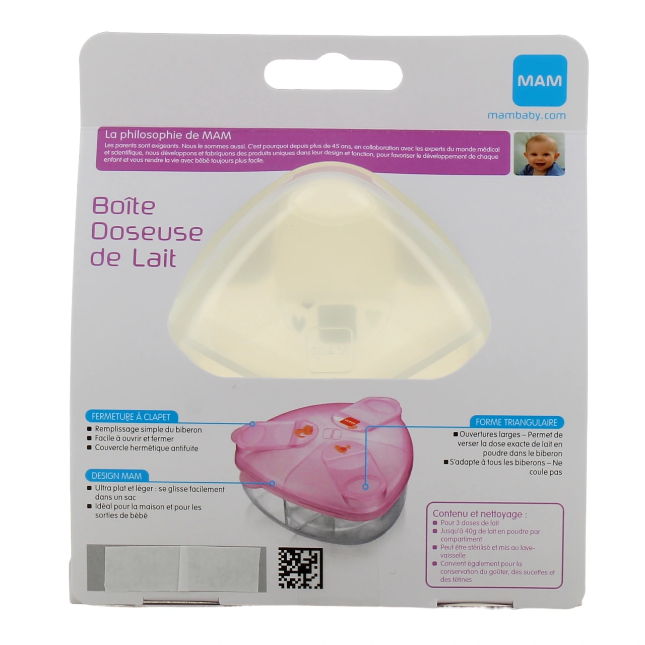MAM Boîte Doseuse de Lait à 3 compartiments - Vue 4