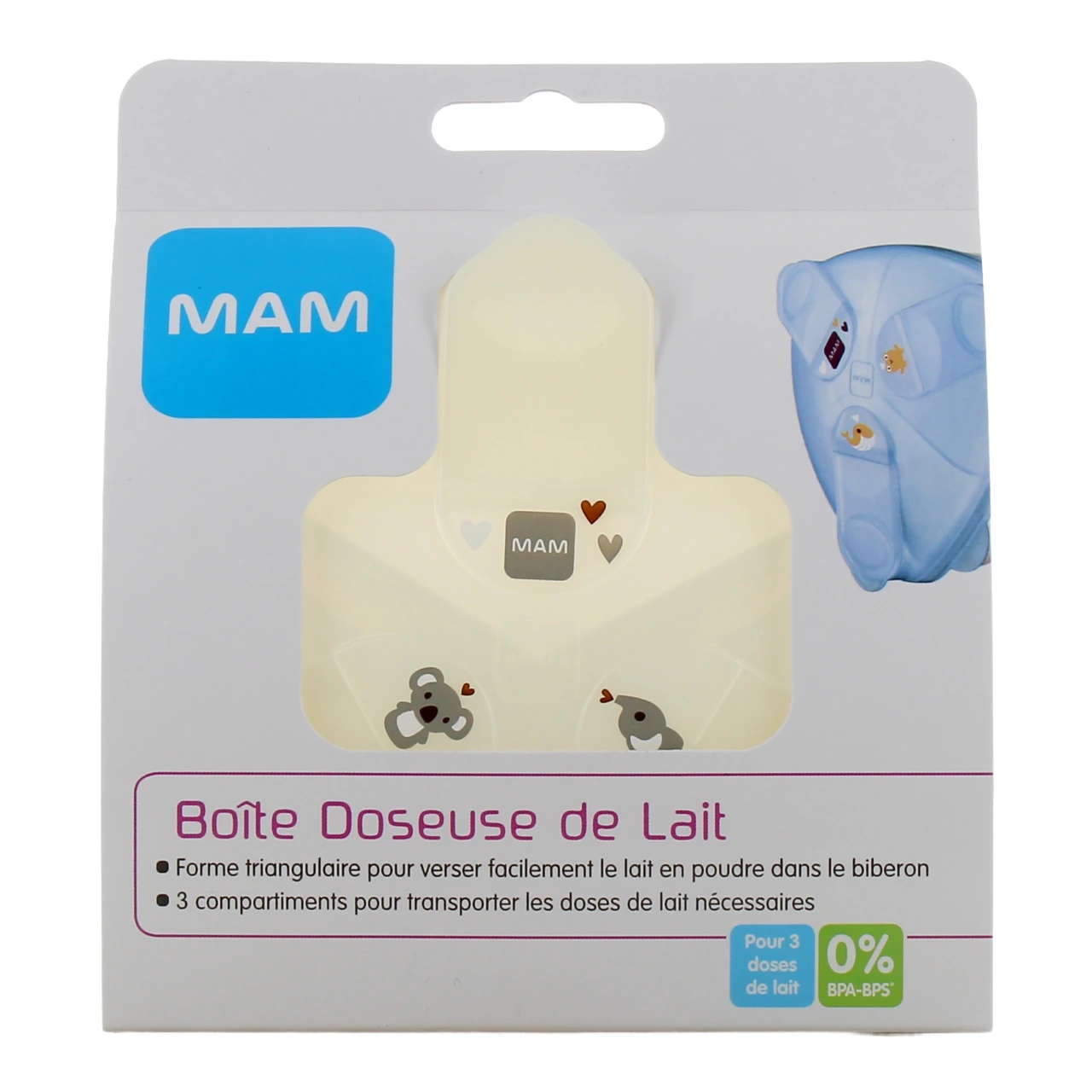 MAM Boîte Doseuse de Lait à 3 compartiments - Vue 3