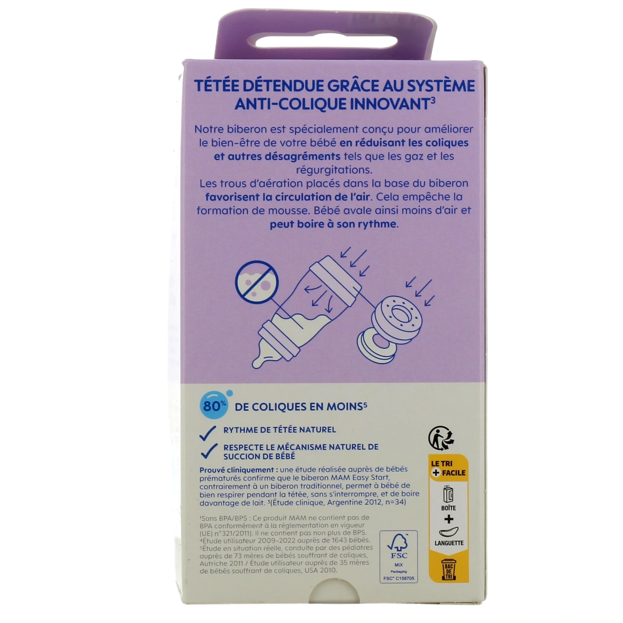 MAM Easy Start Biberon Anti-colique 130ml - Vue 6