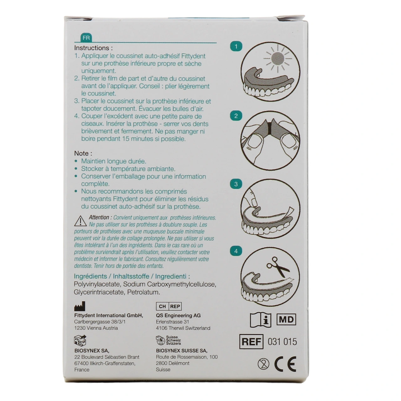 Fittydent Professional Coussinets Adhésifs - Vue 3