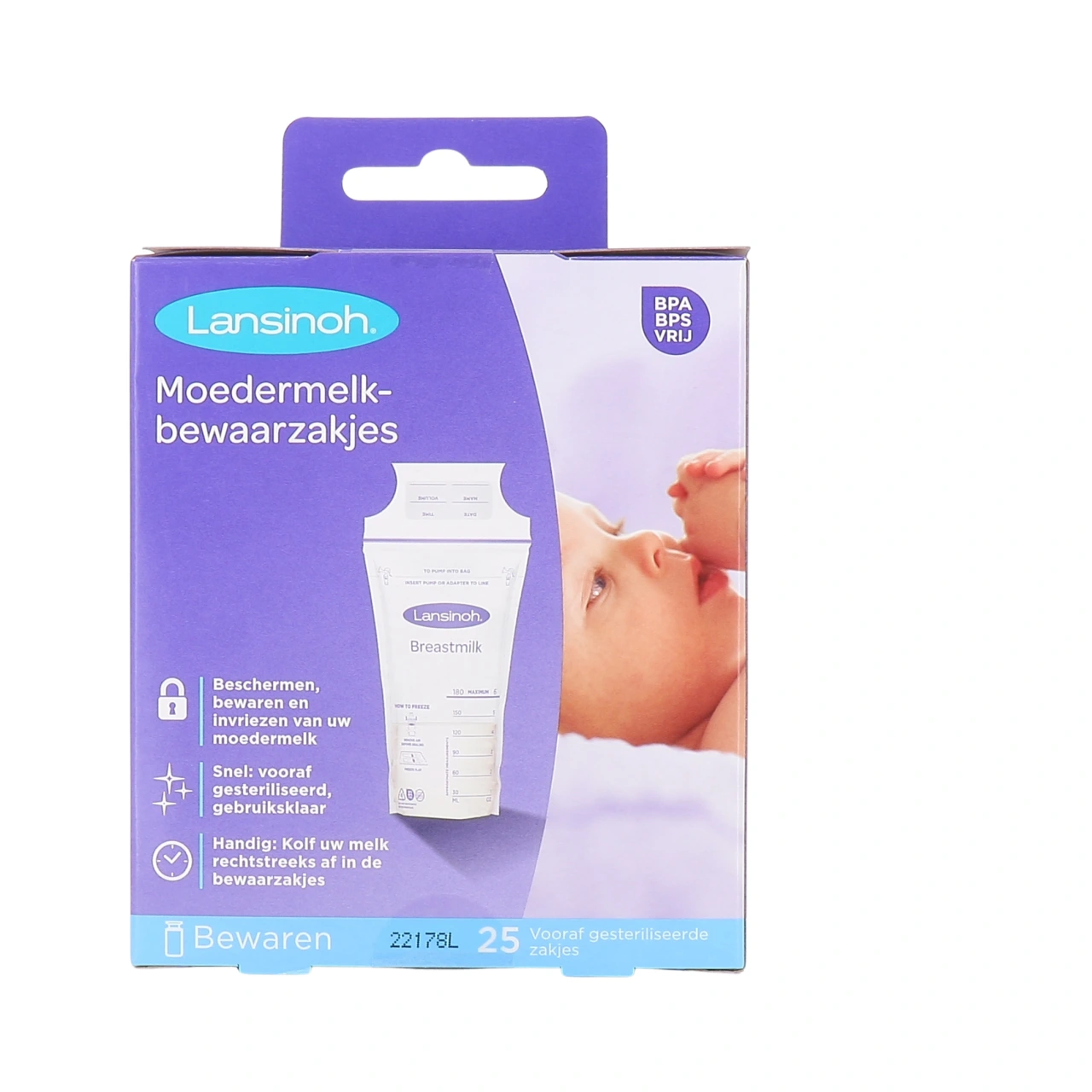 Lansinoh Sachets Conservation Lait Maternel - Vue 3
