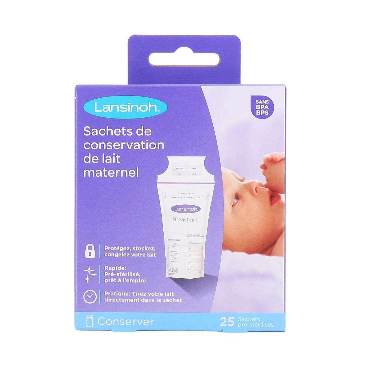 Lansinoh Sachets Conservation Lait Maternel - Vue 2