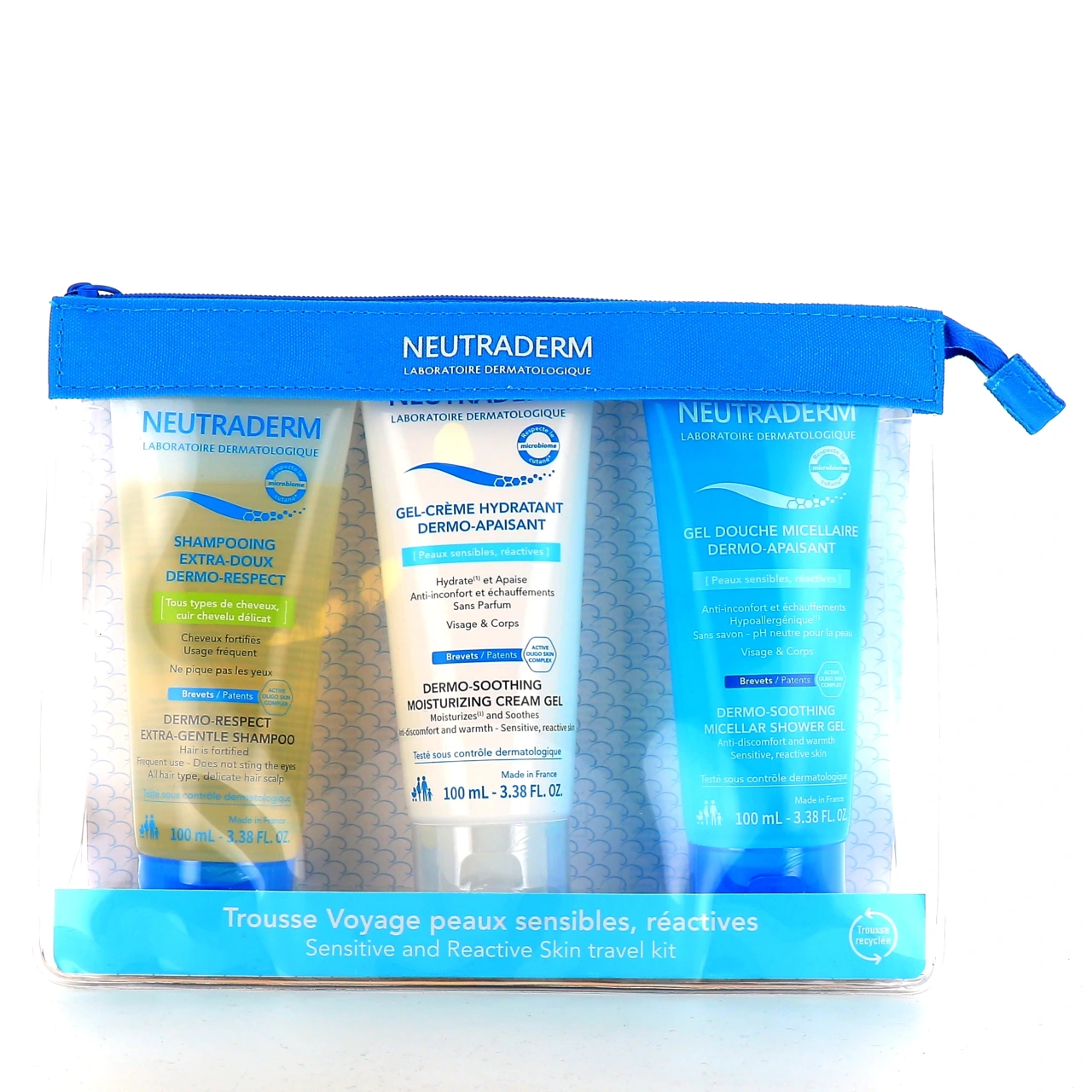 Neutraderm Trousse Voyage peaux sensibles & réactives - Neutraderm