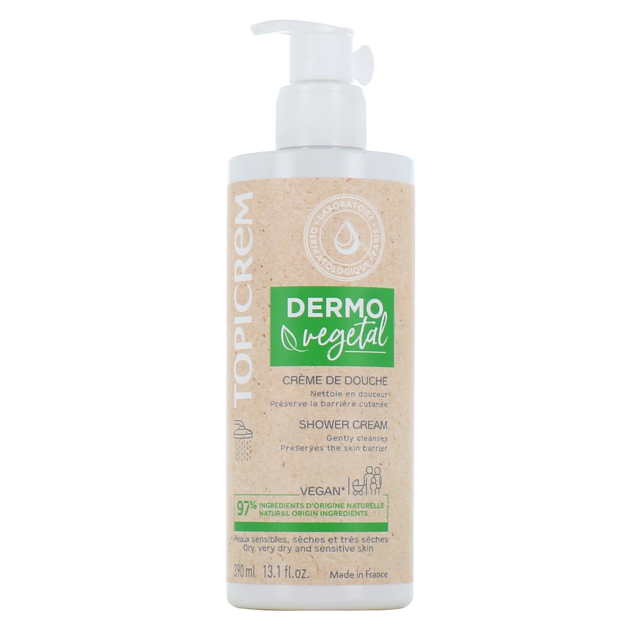 Topicrem Dermo Végétal Crème de Douche - Vue 3