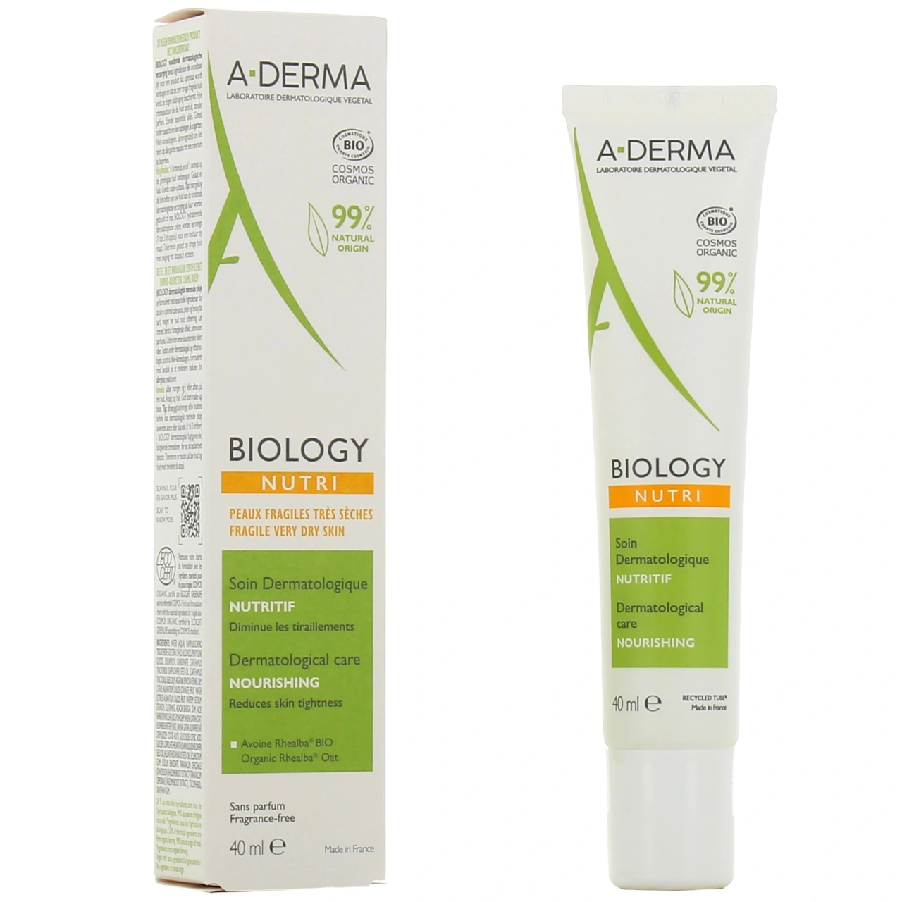 A-Derma Biology Nutri Soin Dermatologique Nutritif Bio - Biology