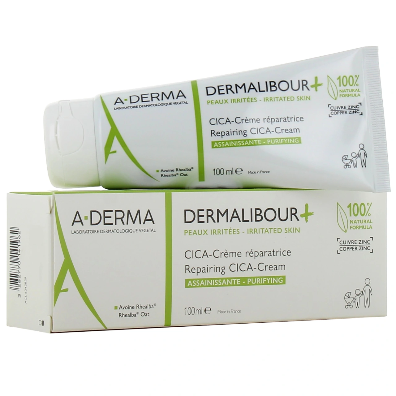 A-Derma Dermalibour + Cica Crème Réparatrice - A-Derma